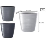 Tall Oval Maze Flower Pot Insert Garden Planter Indoor Outdoor 3 Colours 2 Sizes