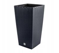 Tall Plant Flower Pot with Insert Square Flowerpot Planter