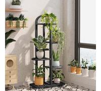 Tall Plant Stand for Indoor & Outdoor 5-Tier Metal Corner Shelf Multi-Plant Display Rack Flower Pot Holder for Living Room Decorative Plant Shelves