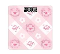 Tall Precision Sensor, Digital Weighing Machine, Analyzer with Tempered Glass, Smooth Smart Composition Monitor, Led Display with Internal, Body Fat Scale for Fitness & Home 10.24x10.24x0.79 Inches