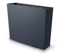 Prosperplast Urbi Case Balcony Box with Tank Dimensions (mm) 580 x 180 x 498, Anthracite, Charcoal, 58 x 18 x 49,8 cm