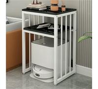 Tall Robot Vacuum Hidden Cabinet, Multi-Functional Modern Vacuum Storage Stand, Household End Side Table, Fish Tank Stand, Space-Saving Organizer for Living Room