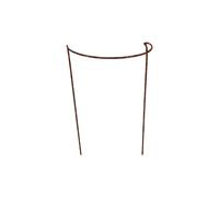 Garden Pride Rusty Bow Plant Supports - Tall - Raw Steel Designed To Rust - Pack Of 4