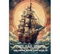 Tall sail ships coloring book
