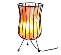 Tall Salt Rock Brazier, White Salt Chunks, Cable & Bulb - SaltFS-05