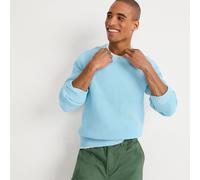 Tall Shaker Rib Drifter Cotton Jumper lands end Baby Blue XL