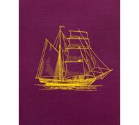 "Tall Ship" Journal: Bold Graphic Cover, Lined Pages Throughout - 110 Pages 7.5 x 9.25” - Perfect for Creative Writing, Journaling, Prayer, Reflection, Personal Notes, Gratitude’s and More!