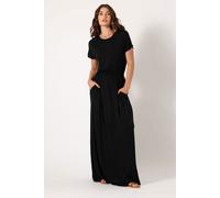 Long Tall Sally - LTS Tall Shirred Waist Maxi Dress - Women's Black