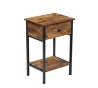 Tall Side Plant Table Narrow Console Tables Lamp Bedside Stand With Bottom Shelf
