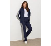 Long Tall Sally - LTS Tall Blue Side Stripe Fitted Straight Leg Joggers - Women's