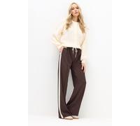 Tall Side Stripe Trousers Long Tall Sally Brown 14XL