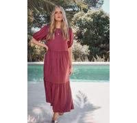 Tall Smock Denim Midaxi Dress Long Tall Sally Dark Red 16