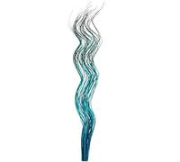 Tall Spiral Willow Twigs Bunch For Floor Standing Vases And Displays 40 Twigs by Homestreet® (teal)