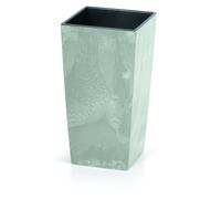 (Tall Square, 1) Tall Short Grey Flower Plant Pot Garden Planters