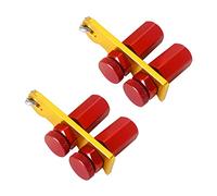 Tall Stair Gauges, 2 Set Tall Stair Gauges for Framing Square with Holder Non-Slip Carabiner Stair Gauges Knobs, Anti-Lost Framing Square Stop for Carpentry Square Stair Rafter Gauge