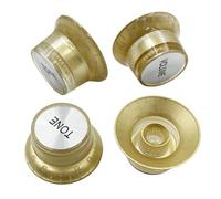 Tall Standard Electric Guitar Capacity Tone Adjusters 4PCS Black Aluminum Polystyrene Consistent Lespaul L P Guitars LesPaul L P Replacement Adjusters