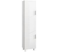 HOMCOM Tall Storage Cabinet with Adjustable Shelves and Double Doors
