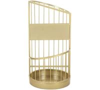 Tall Sturdy Heavy Duty Large Capacity Square Umbrella Stand With Waterproof Drip Tray, Freestanding Umbrella Holder For Entryway, Office, Indoor/Outdoor, Easy To Clean, F,25*55cm/9.8*21.7in