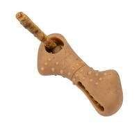 Tall Tails Bully Stick Holder & Chew Toy for Dogs - Bacon-Scented, Medium, Adjustable Treat Holder for Bully Sticks & Spreadable Treats, Choking Hazard Reducer, Durable & Dishwasher Safe