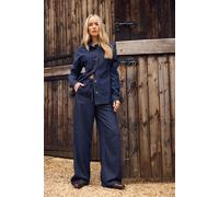 Tall Tie Waist Wide Leg Jeans Long Tall Sally Indigo 20XL