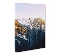 Tall Trees Canvas Print | Gallery Wrapped 30mm Frame Wall Art | 20x14 inches | Ready to Hang | Modern Landscape Picture | Living Room Bedroom Lounge Office