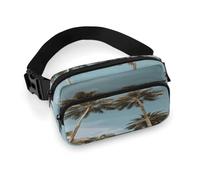 Tall Tropical Palm Trees Fanny Pack Adjustable Waist Bag Belt Bag Waist Pack Crossbody Bags Daily Use Hip Bum Bag