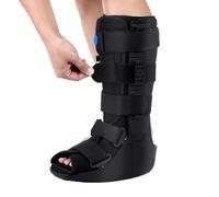 Tall Walker Fracture Boot Air Walker Brace Inflatable Walking Boot for Fractures, Achilles Tendon Surgery, Acute Ankle Sprains, Broken Toe Foot, Injury Recovery Black (Small)