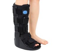 Tall Walker Fracture Boot Air Walker Brace Inflatable Walking Boot for Fractures, Achilles Tendon Surgery, Acute Ankle Sprains, Broken Toe Foot, Injury Recovery Black (Medium)