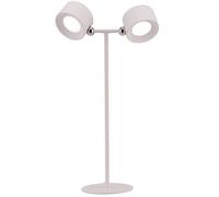 Tall White LED Colour Changing Rechargeable Remote Control Table Lamp Happy Homewares White One Size