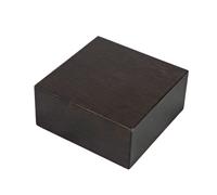 Tall wooden stands. Thickness: 6.5 cm. Solid wood. Straight edges. Matte dark walnut finish. Various sizes... (14 x 14 x 6.5)