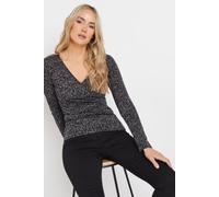 Tall Wrap Top Long Tall Sally Grey 18