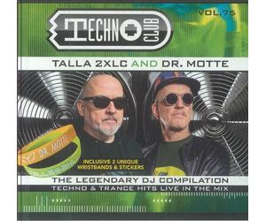 TALLA 2XLC/DR MOTTE/VARIOUS - Techno Club Vol 75 - CD (mixed 2xCD + wristbands)