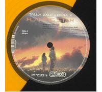 Talla 2xlc & Para X - Flaming Star - Orange & Black Split Vinyl 12"