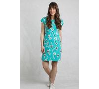 Weird Fish Womens Tallahassee Organic Print Dress Blue 12