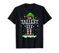 Tallest Elf Squad Xmas Family Matching Group Christmas Elf T-Shirt