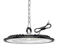Tallflly 1 Pack 150W Garage Light, 22500LM LED Work Light, 6000K Cool White UFO High Bay Light, IP65 Waterproof LED Garage Lighting for Factories, Warehouse, Workshop