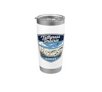 Tallgrass Prairie Kansas Nature Landscape Wildlife Outdoors Stainless Steel Insulated Tumbler