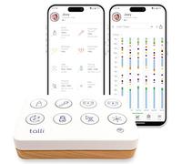 Talli Daily Baby Monitor - Log Feedings, Diapers, Sleep & More with 1-Touch, Device Links to The Talli App for Real-Time Monitoring & Sharing Data with Family, Caregivers & Doctors, Alexa Compatible
