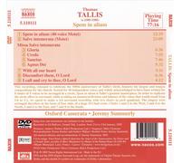 TALLIS - SPEM IN ALIUM/MISSA SALVE INTEMERATA NEW REGION 1 DVD AUDIO