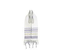 Tallit Prayer Shawl 100% Polyester Fiber Tallit 72.8 * 21.2 Inches Prayer Scarf Holy Lord Prayer for Women and Men