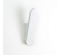 Tallo Hardwood Wall Hook, White-Lacquered Ash, Single