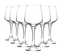 Argon Tableware White Wine Glasses Set of 24-295ml - Tallo Collection - Large Wine Glasses Dishwasher Safe Red Wine Glasses Set for Restaurant, Hen Party, Celebrations