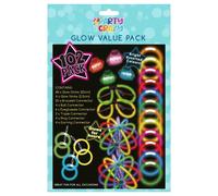 Tallon 102 Piece Glow Stick Value Pack Complete Glow Set Versatile Accessories Long Lasting Glow Bright Neon Colours Product Information