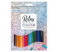 Tallon 20 Pack Colour Therapy Colouring Pencils Smooth Colouring Safe And Non Toxic Versatile Use Wide Range Vibrant