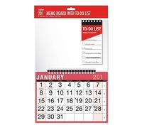 Tallon 2022 Spiral Bound Memo Board Calendar, To Do List & Write on Wipe Off Pen - Work Office Home, 3811