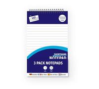 Just Stationery Shorthand Notebook 3 Pads , 150 Sheets
