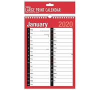 Tallon 3803 2020 Spiral Bound Month Wall Plan Calendar