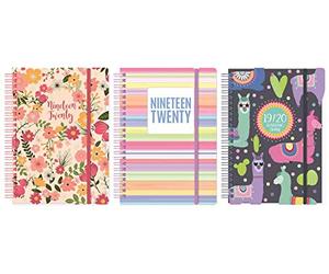 Tallon 3883 2019-2020 A5 Academic PP Wiro DAP Die-Cut Diary with F