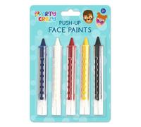 Tallon 5 Pack Push Up Face Paint Crayons Colours Assorted Bright Colours Easy Application Kid Friendly Design Perfect For Parties Variety