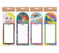 Tallon 5504 Magnetic Shopping List Jotter Pad & Pencil, Trendy Designs, Assorted X1